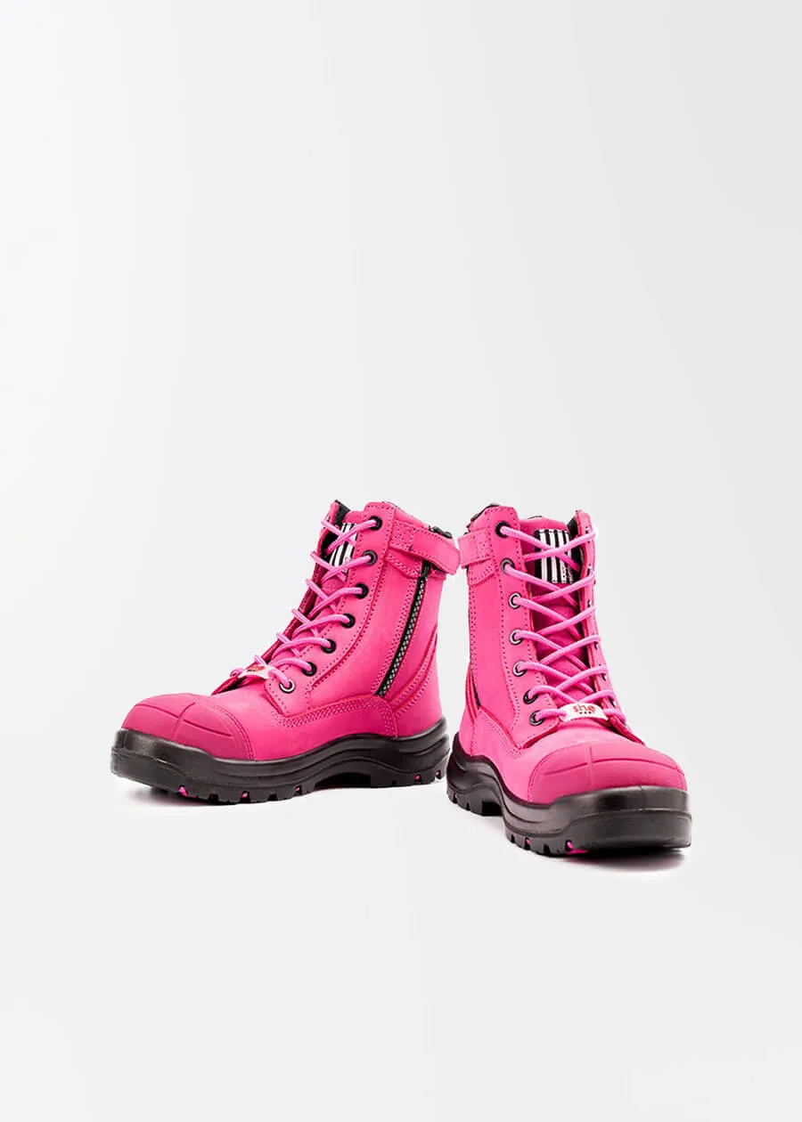 Achieves: womens safety work boots (zip)