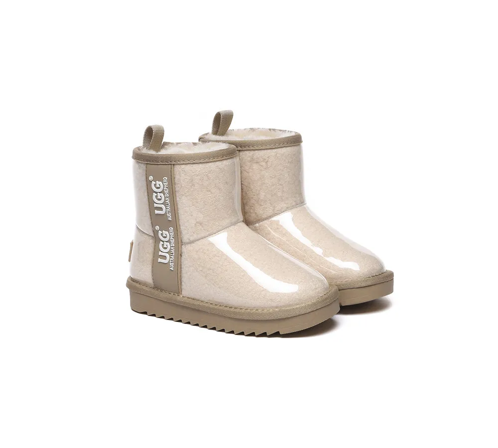 AUSTRALIAN SHEPHERD® UGG Boots  Kids Clear Waterproof Shearling Coated Classic