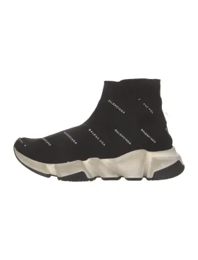 BALENCIAGA KIDS LOGO SPEED TRAINER SOCK SNEAKERS