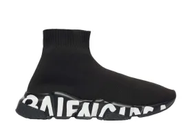 Balenciaga Speed Graffiti Black White (Women'S)