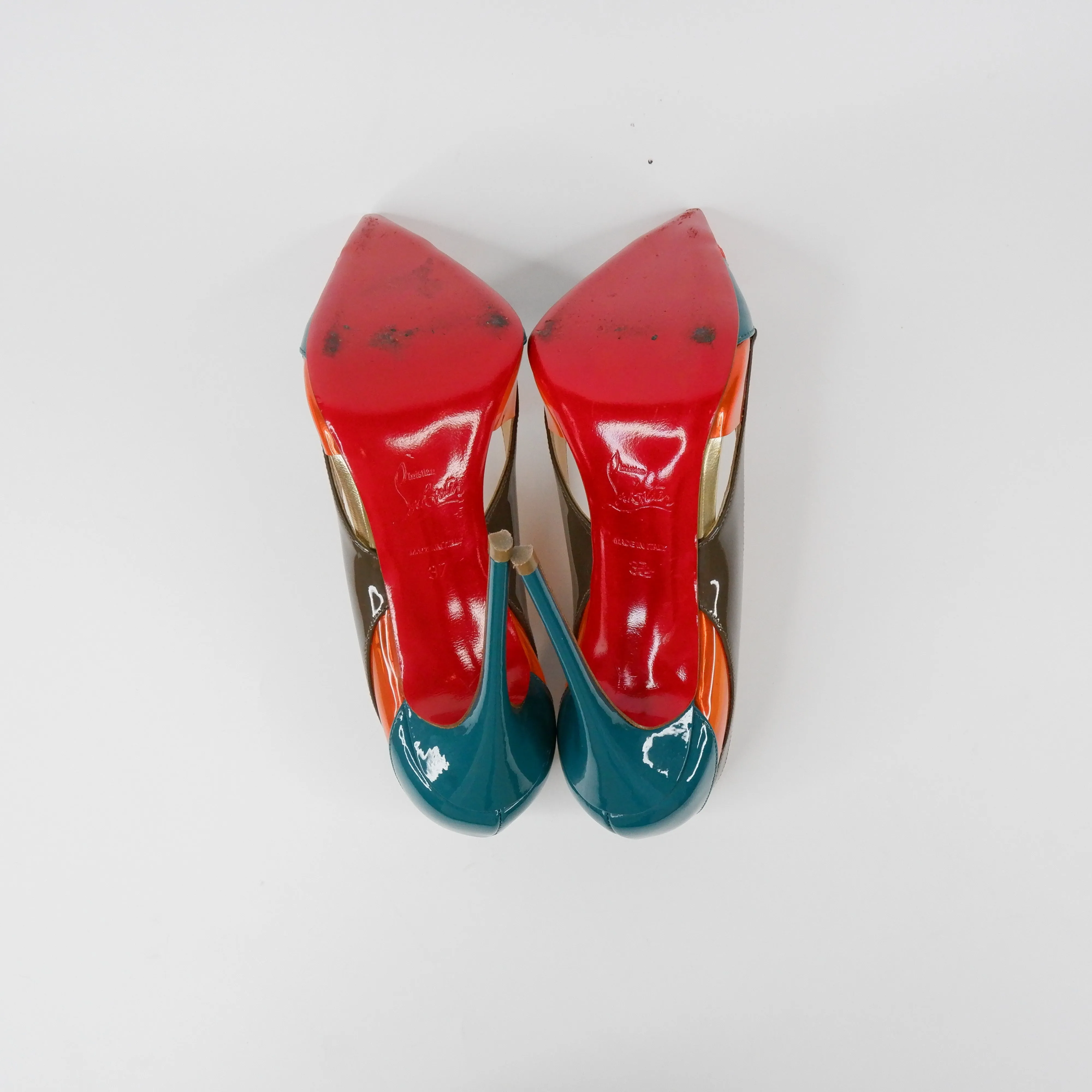 Christian Louboutin High Heels PVC Patent Multicolor