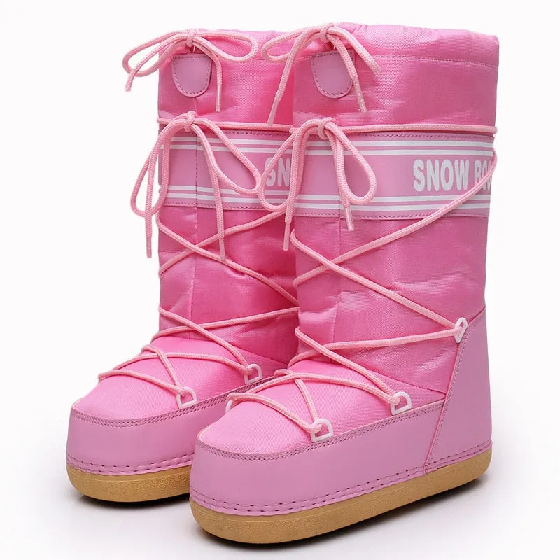 Fluffy Ski Boots