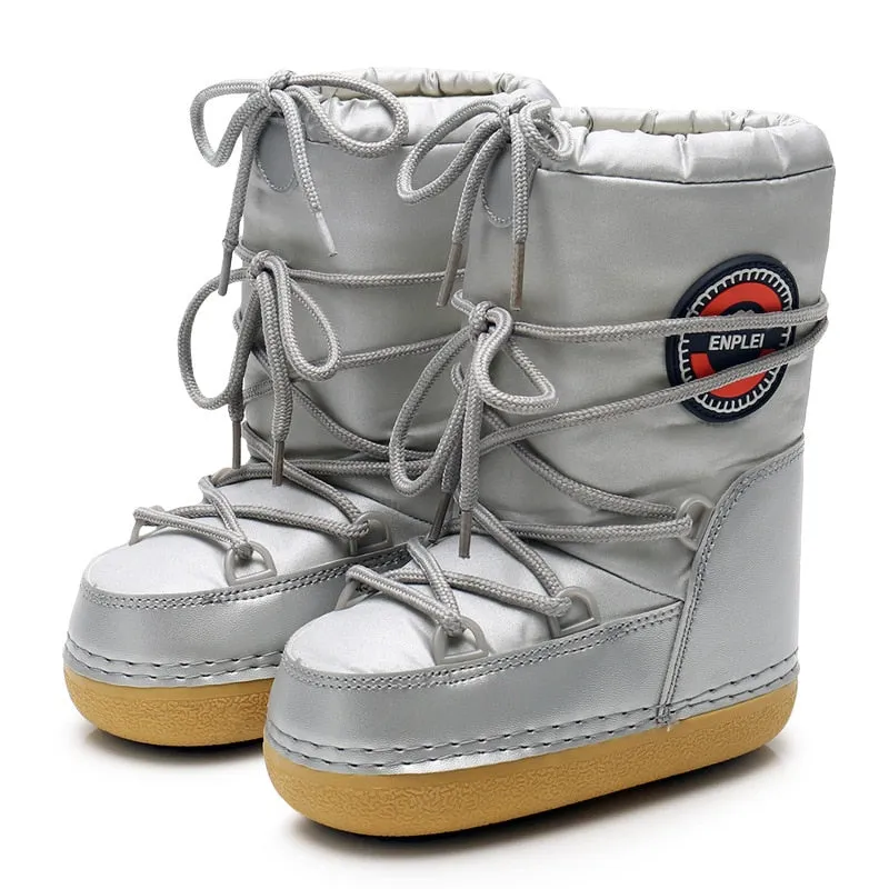 Fluffy Ski Boots