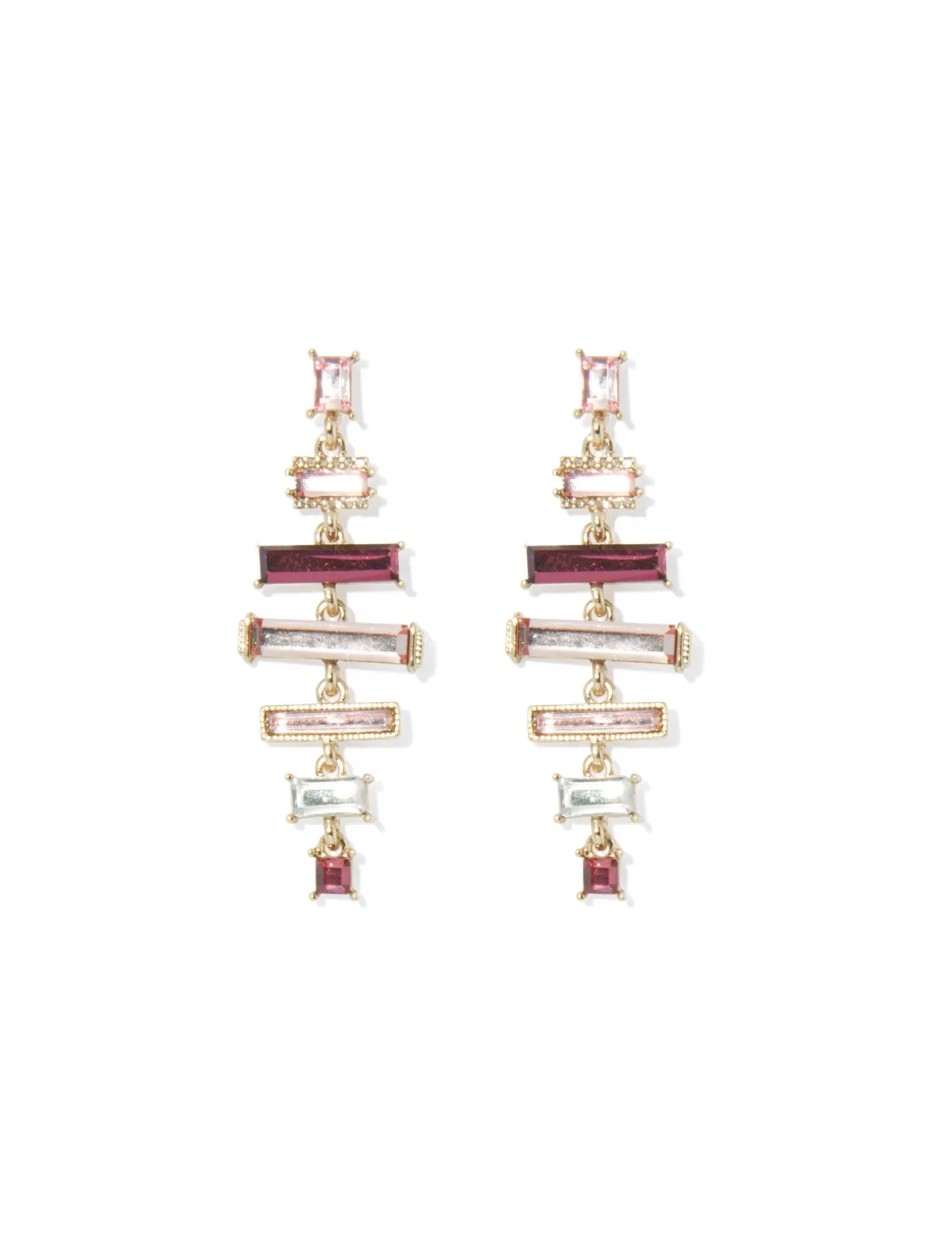 Rhiannon Baguette Statement Earrings