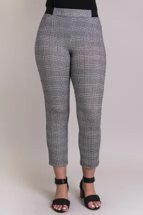 Satine Crop Pant, Classy Tartan, Modal - Final Sale