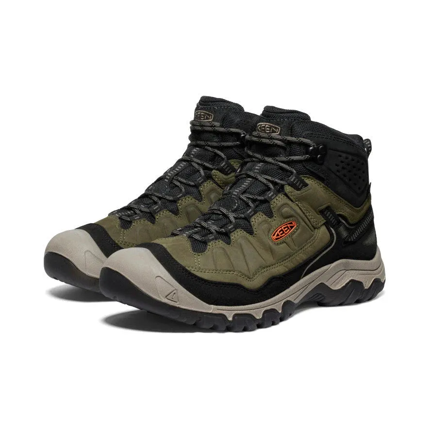 Targhee IV Mid WP M - Dark Olive/Gold Flame