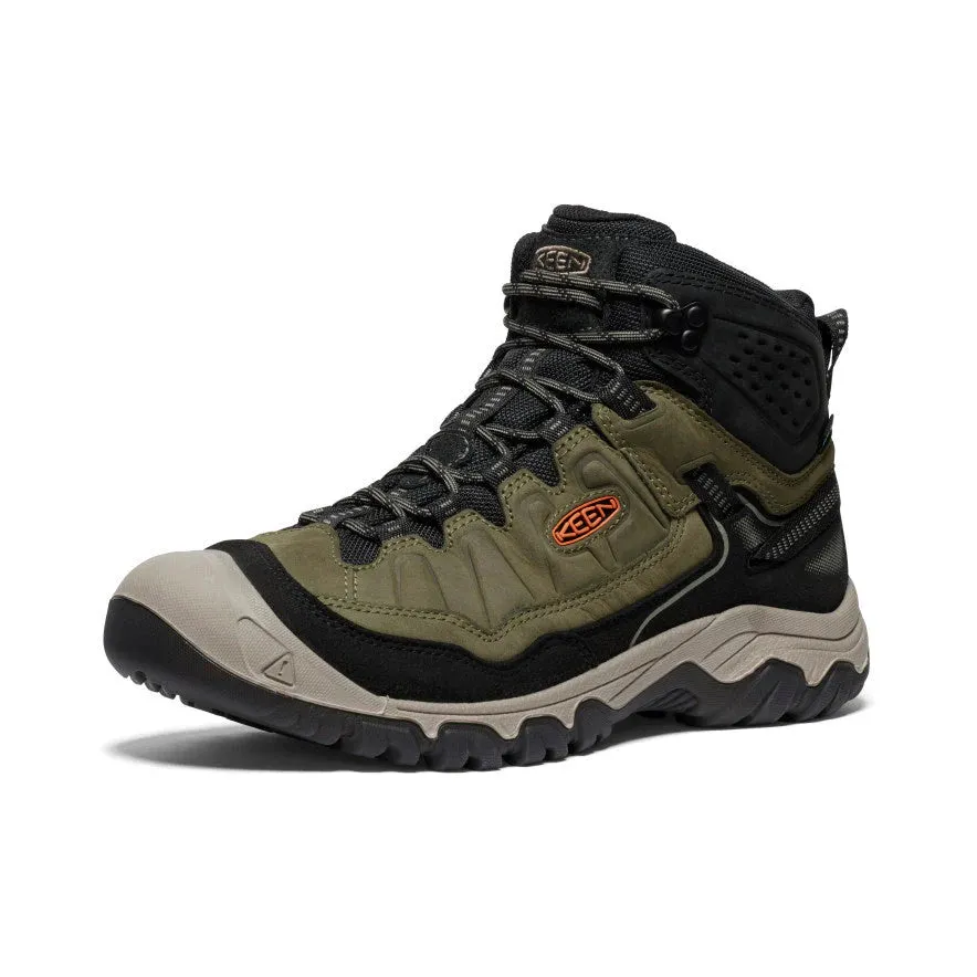 Targhee IV Mid WP M - Dark Olive/Gold Flame