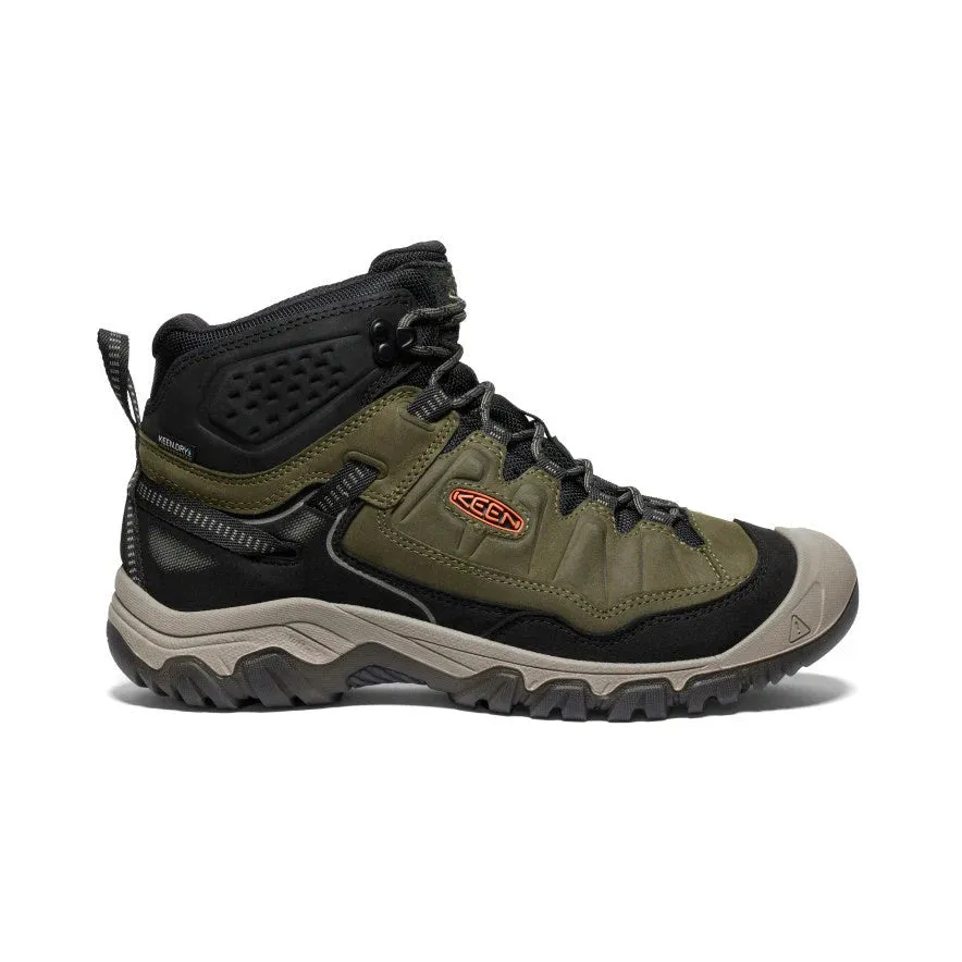 Targhee IV Mid WP M - Dark Olive/Gold Flame