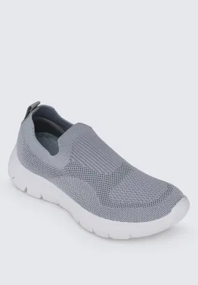 WalkEase Comfy Sneakers In Grey