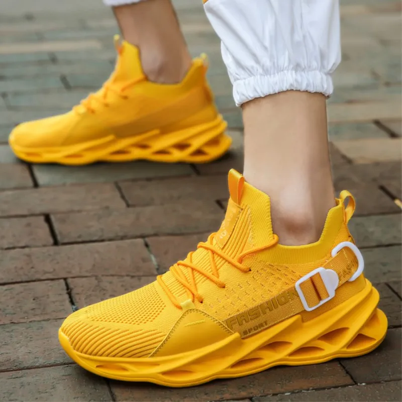 Yellow Running Sneaker Shoes