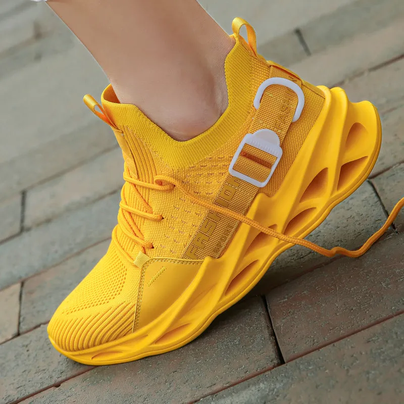 Yellow Running Sneaker Shoes